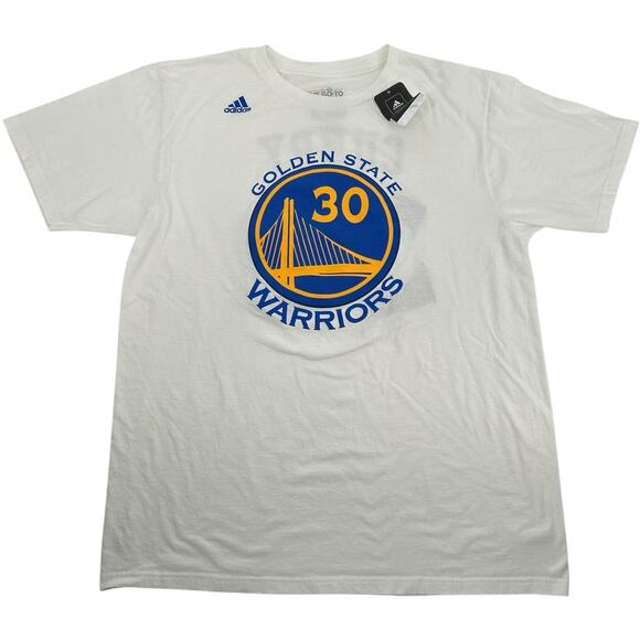 NWT Men's Adidas The Go-To Tee Golden State Warriors Stephen Curry 30 T Shirt~ L - Picture 1 of 9